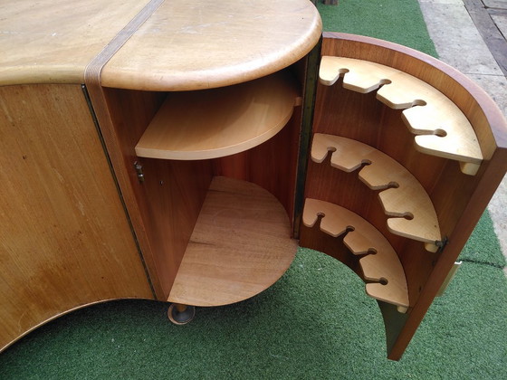 Vintage Sideboard A.A. Patijn, Wood, Brown (photo 5 of 6)