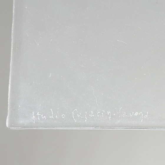 Image 1 of Renata Minuto, opera in vetrofusione per Studio Casarini Savona, anni '90