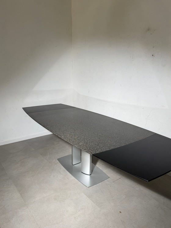 Mesa de comedor extensible Ronald Schmitt G2220/E de Kurt Lenski – Granito – 180–280 x 105 cm (photo 2 of 8)