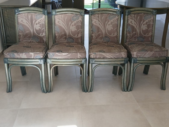 Table de salle à manger ovale 1,82 m, extensible jusqu'à 2,62 m, 6 chaises incluses – Gasparucci Italo (photo 6 of 10)