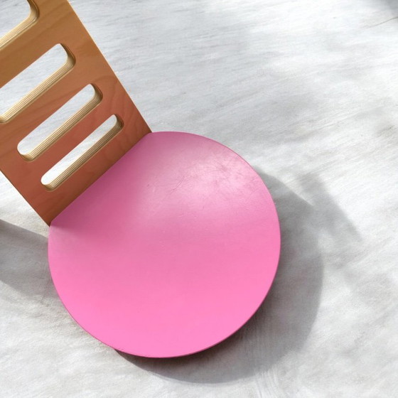 Image 1 of Sedia Lundi-sit – Gijs Boelaars – Lundia – regolabile – sedile rosa