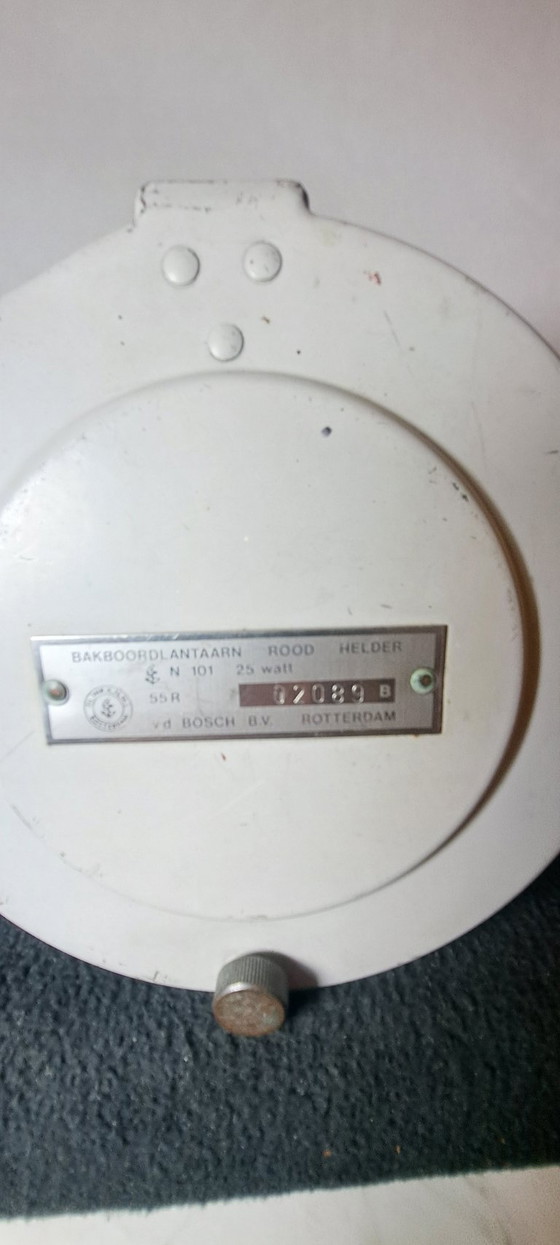 Image 1 of Bakboord licht Vintage Bootlamp