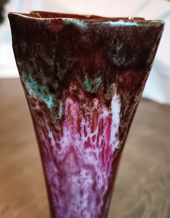 Image 1 of Jarrón de cerámica esmaltada - estilo Vallauris, años 50-70