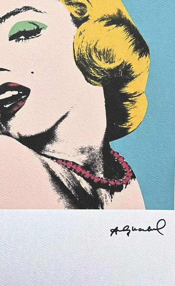 Naar Andy Warhol, Marilyn Monroe, jaren 80, lithografie – Litho's & Zeefdrukken, Paper (photo 3 of 7)