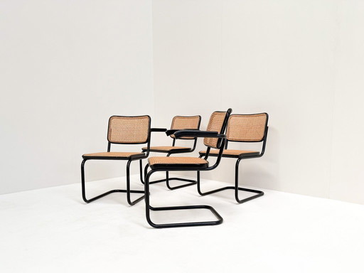 4X Thonet Cesca Chair By Marcel Breuer
