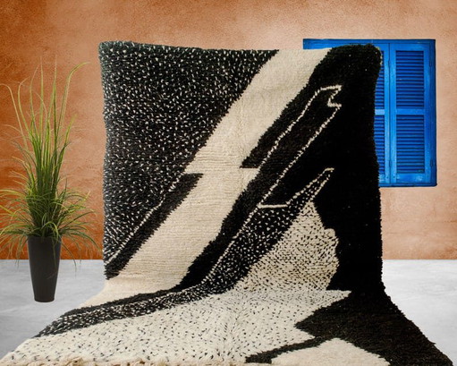 Alfombra bereber tradicional hecha a mano, tamaño 200/300 cm. – Ahrend, vloerkleden en tapijten, Wool