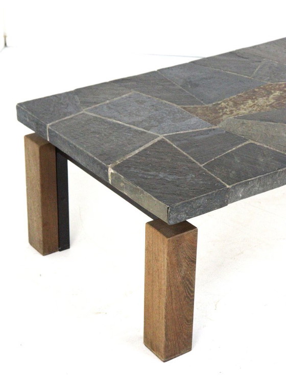 Image 1 of Vintage salontafel 'Fish' brutalist 