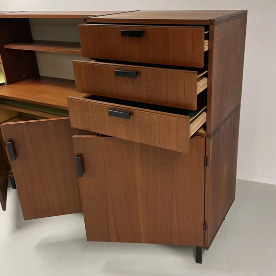 Image 1 of Teak highboard/sideboard by Cees Braakman for Pastoe.