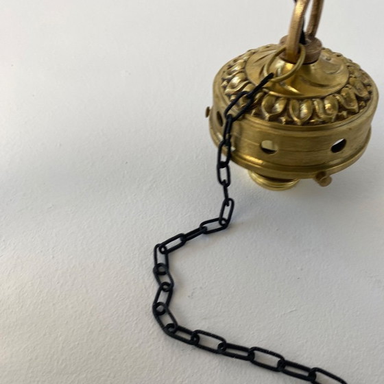 Image 1 of Vintage Art Deco XL Pendant Light