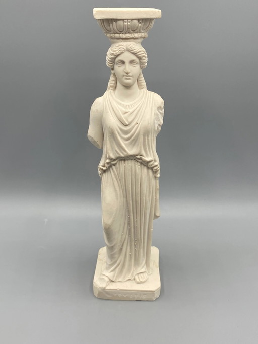 Kariatide in gereconstitueerd albast – naar het Erechtheion – circa