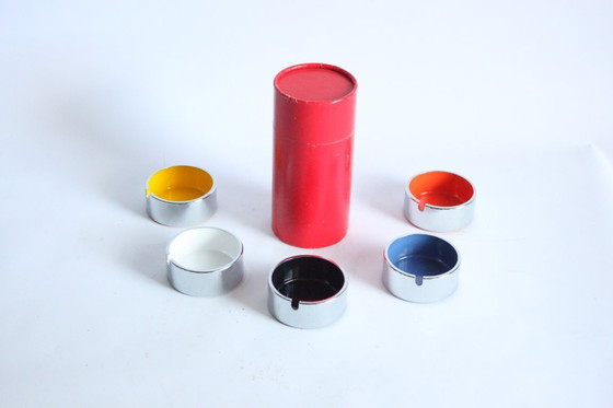 Image 1 of Posacenere modulari di Isamu Kenmochi, anni '60, set da 5