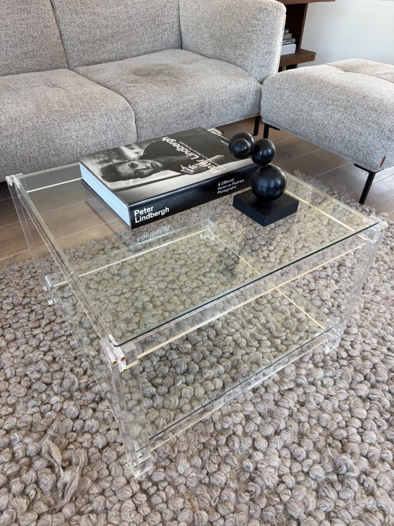 Image 1 of Plexiglas acrylic coffee table