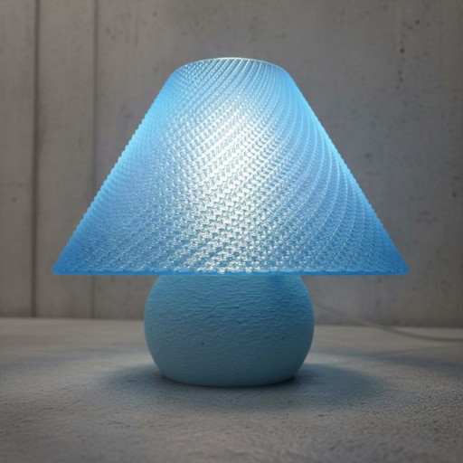 Lampada da tavolo scultorea – luce ambientale calda