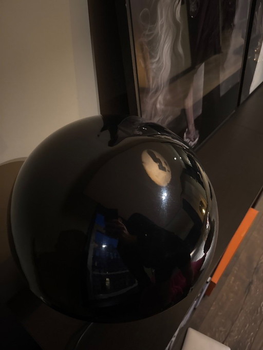 Oluce Atollo Lamp Black Medium