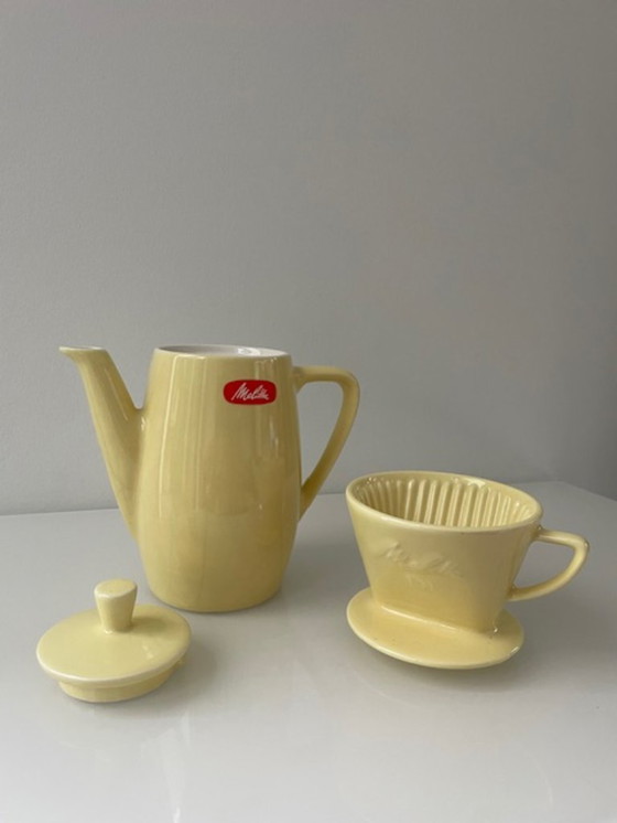 Image 1 of Macchina da caffè Melitta vintage con filtro degli anni '60.