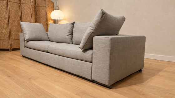 NEW Flexform Groundpiece 4-Seater + Cushions + WARRANTY, 3-5 seaters, Other, Textile, Grey (photo 4 of 9)