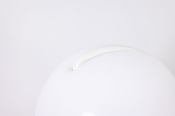 Elio Martinelli. "Serpente" Table Lamp in White. 1960s-70s – Martinelli Luce, Metal, Plastic (photo 6 of 9)
