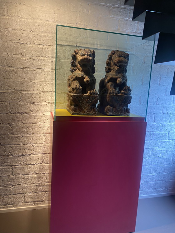 Image 1 of Custom made very solid display case