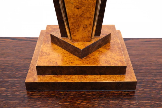 Image 1 of Lámpara de mesa Art Decó de Polonia, años 50.