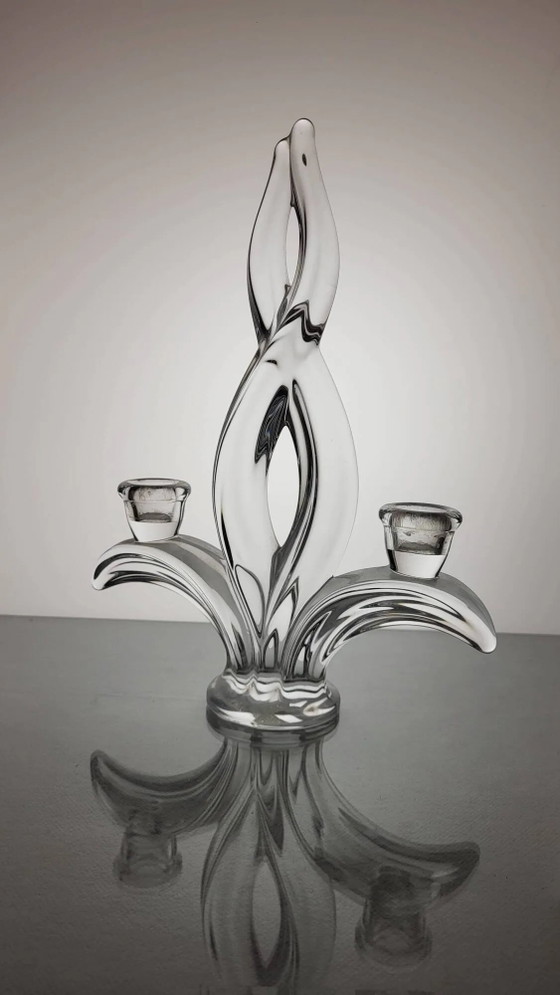 Portavelas de cristal Vannes – Crystal, Glass, Art Deco (photo 8 of 8)