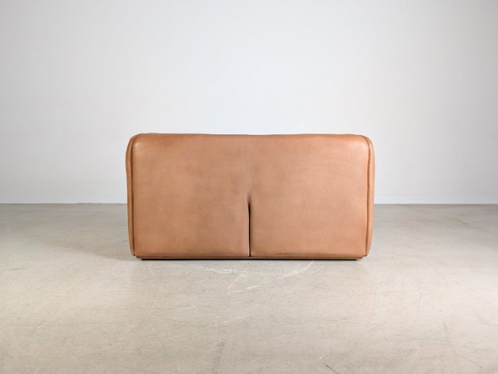 Image 1 of Originele de Sede DS 47 tweezitsbank design bank dik leer