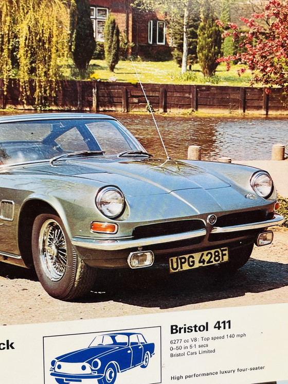 Image 1 of Cardboard photo of English cars