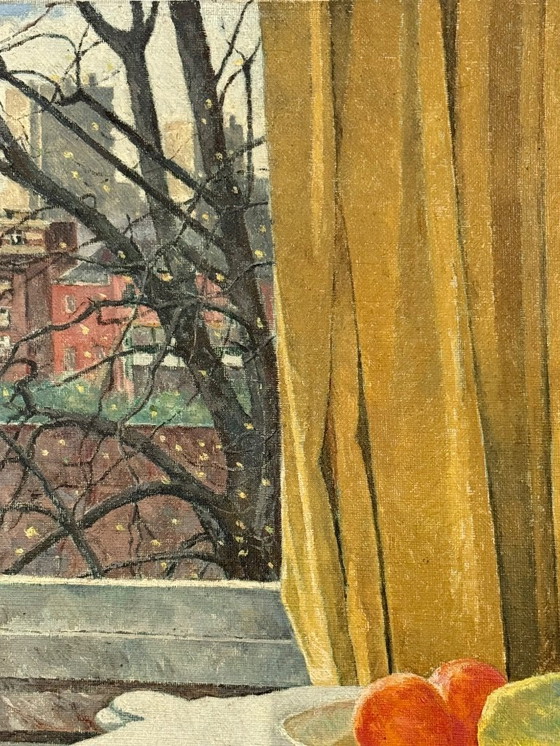 Image 1 of Óleo sobre lienzo pintura antigua