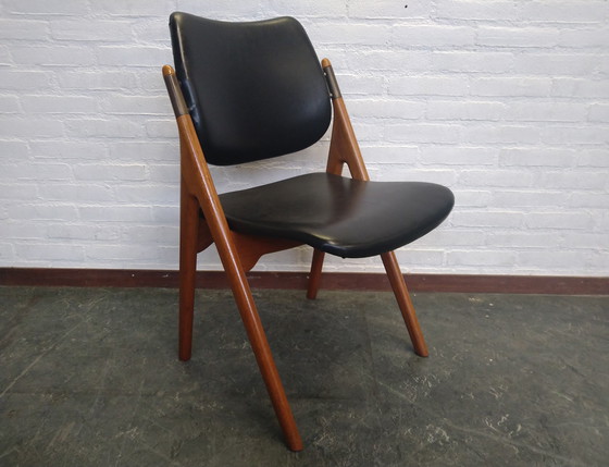 Image 1 of 4 sedie Olav Houg design scandinavo anni '60