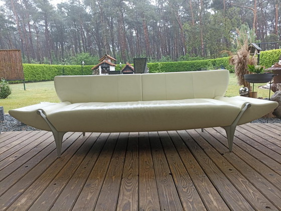 Image 1 of Lederen Designbank "Rolf Benz 1600" . Zeldzame nieuwe staat!