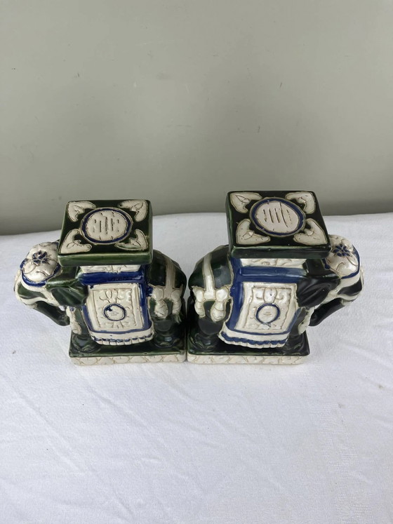 Pair of vintage ceramic bookends – Decorative Objects, Porcelain (photo 8 of 11)