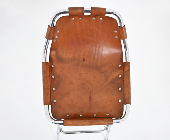 Image 1 of Les Arcs Stools by Charlotte Perriand, 1960s, Set of 2