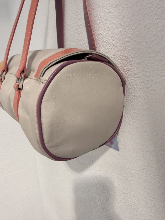 Sacoche cylindrique/baril Escada Sport vintage (état neuf) – Sacs seau, Nylon (photo 9 of 13)