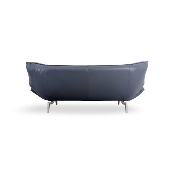 Image 1 of Original Leolux Tango Sofa Design Couch Leather Black Italy