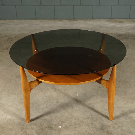 Image 1 of Vintage Walnut Coffee Table - Wilhelm Renz - 1960s