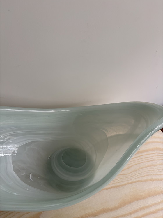 Image 1 of Schaal in vetro di Murano verde menta 