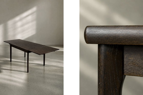 Vintage Mid-Century Danish Modern Oak Wood Folding Dining Table from Am Møbler, 1960s (photo 13 of 21)