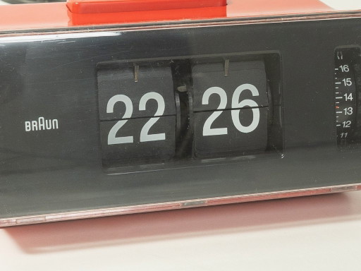 Sveglia Braun PHASE2, Dieter Rams, vintage