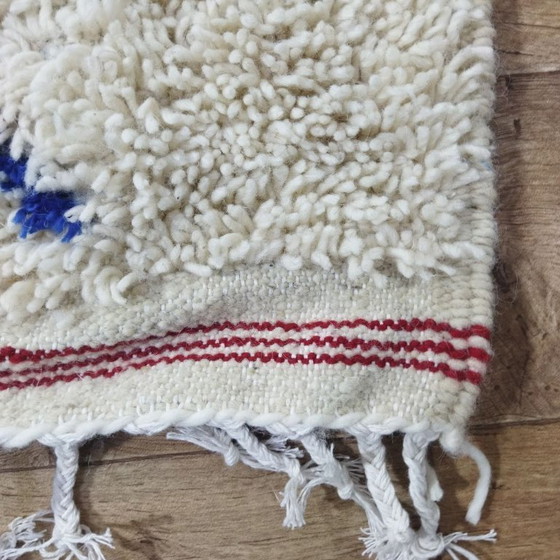 Image 1 of Alfombra bereber clásica Beni Ourain: alfombra marroquí grande hecha a mano (305 × 195 cm)