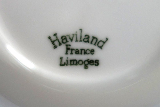 Image 1 of 8 vintage Haviland Limoges Eglantine pattern coffee cups