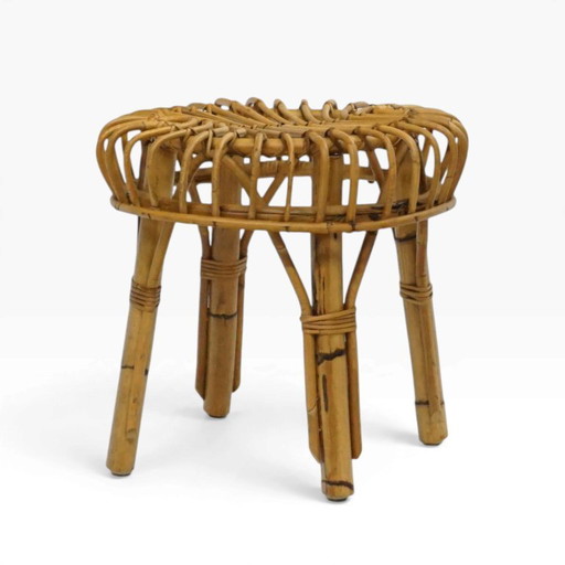 Sgabello in Bambù Mid Century anni '50