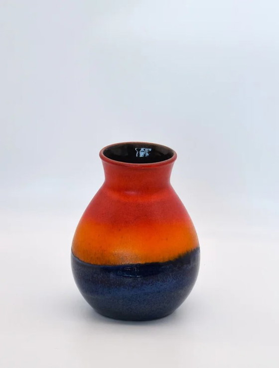 Image 1 of Dümler & Breiden 122/17 Vintage Vase – Tri-Color West Germany Ceramic Art