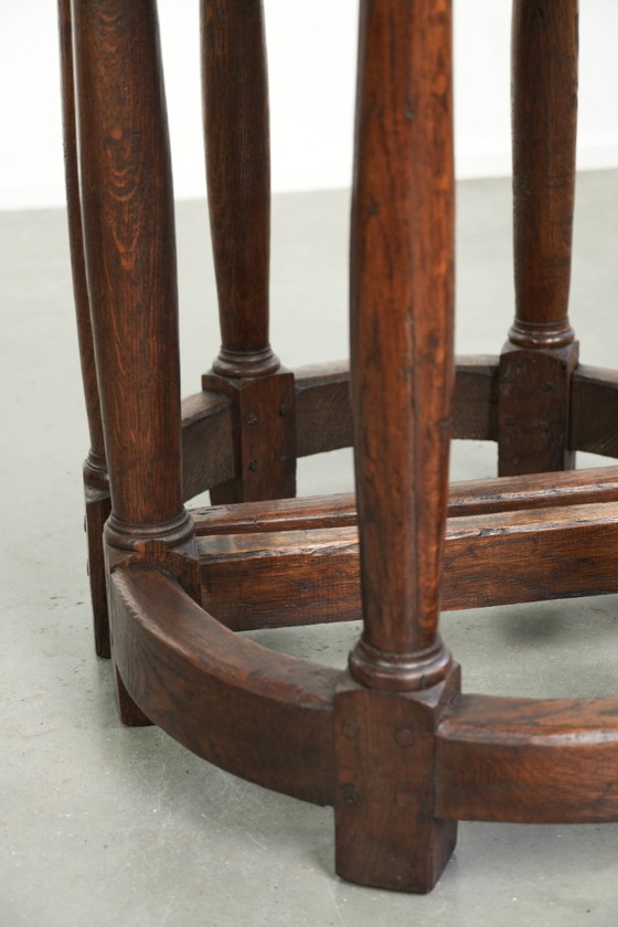 2x Unique Antique English Late 19th Century Side tables with a Great Rural Look – Wood (photo 11 of 11)