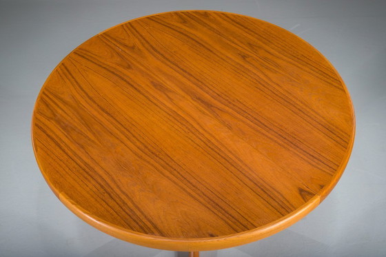 Image 1 of Vintage Round Teak Dining Table, 1960s