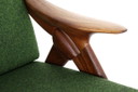 The Star the Button armchair 'Glane' vintage upholstered