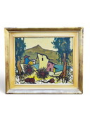 1970s Giancarlo Pissanchi Painting