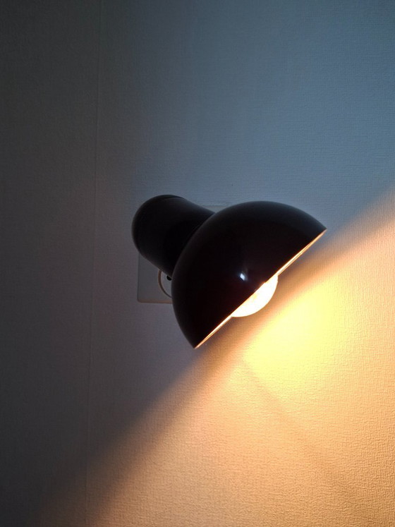 Vintage Deense bruine stekkerlamp Van Bendt Hansen – DL-Lampen, Spotjes, Kunststof, Metaal (photo 5 of 18)
