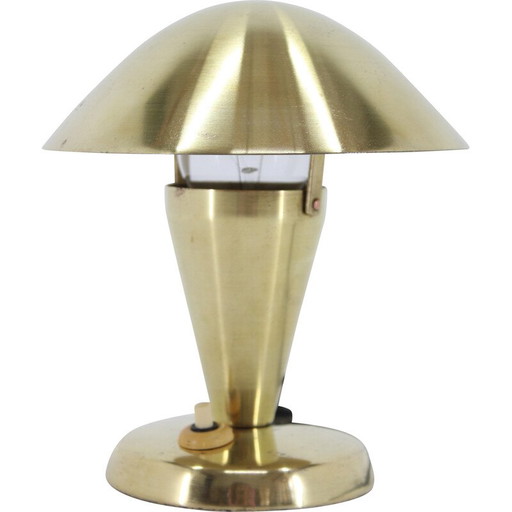 Klassische Bauhaus-Tischlampe in Pilzform, Tschechoslowakei 1930