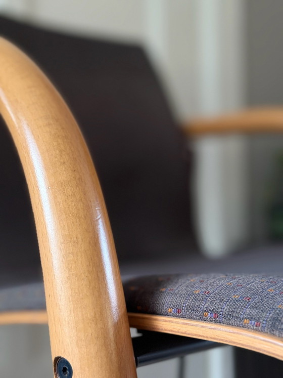 Prachtige Thonet S320. Elegant, solide en tijdloos!, Vergaderstoel, Hout, Bruin (foto 5 van 6)