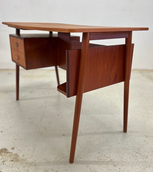 Petite Danish Teak Desk, 1960s.