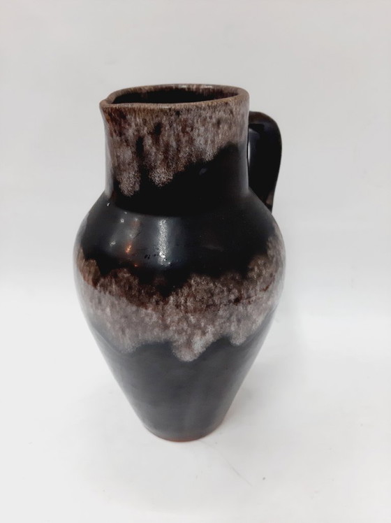 Image 1 of Brocca in ceramica smaltata vintage, 23 cm